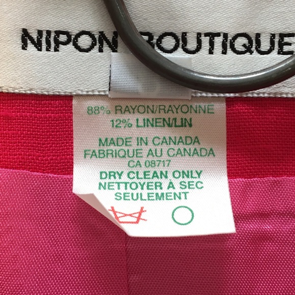 Vintage NIPON BOUTIQUE Short Sleeve Dress linen - Picture 15 of 16